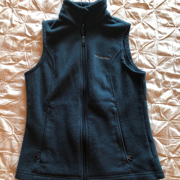 Columbia Size Small Blue Fleece Vest - Picture 1 of 1